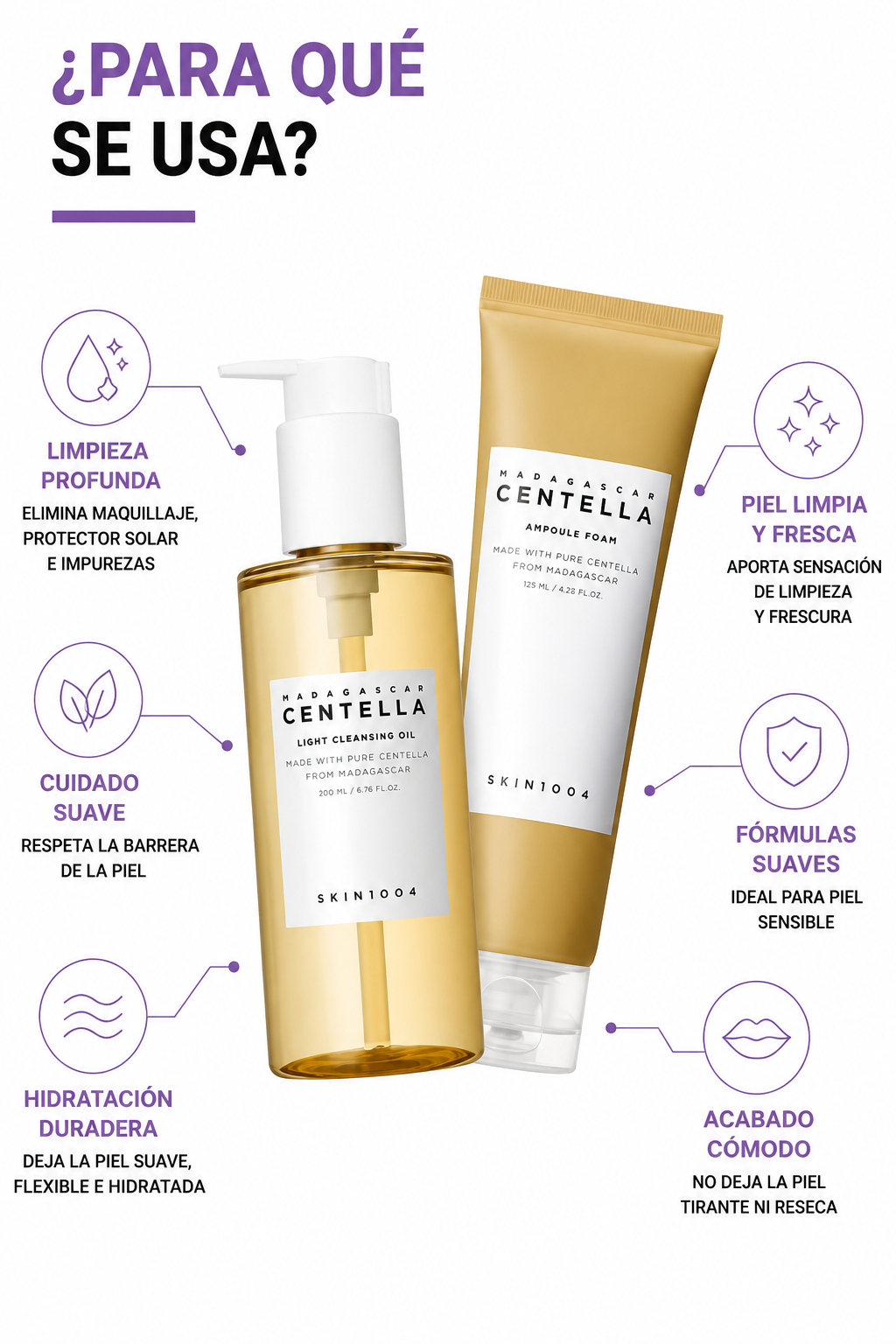 SKIN1004 Madagascar Centella Double Cleansing Duo Set