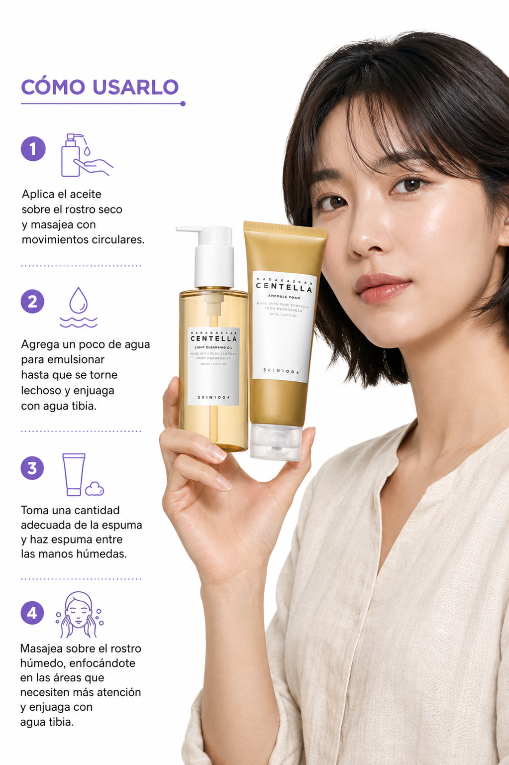 SKIN1004 Madagascar Centella Double Cleansing Duo Set