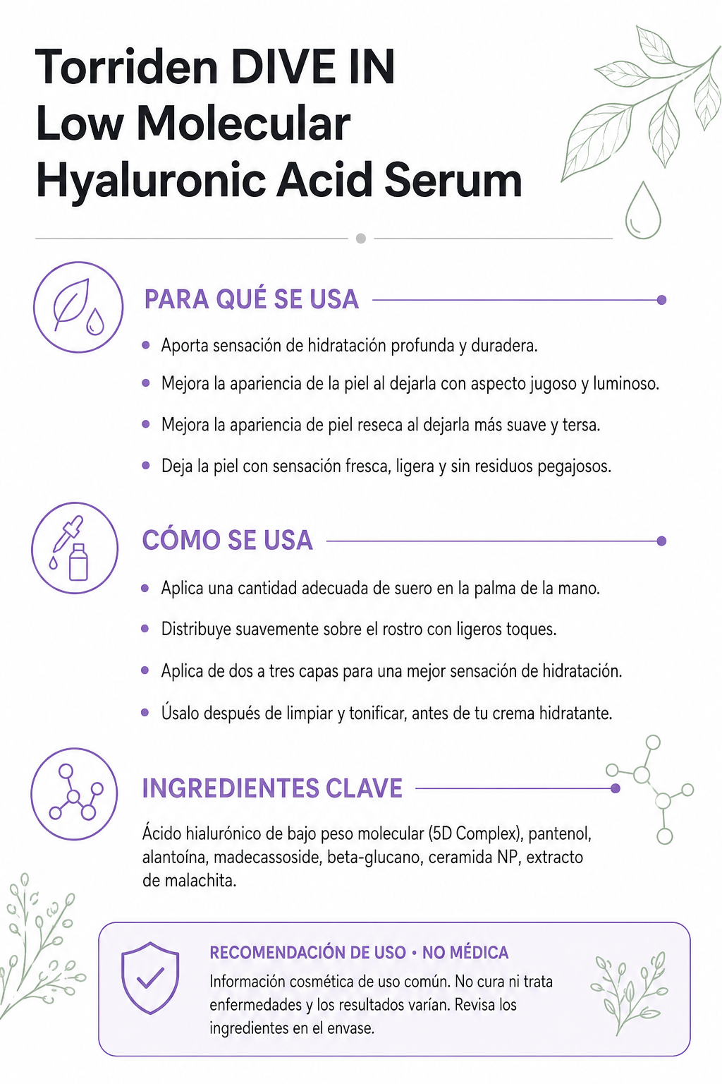 Torriden DIVE-IN Low Molecular Hyaluronic Acid Serum
