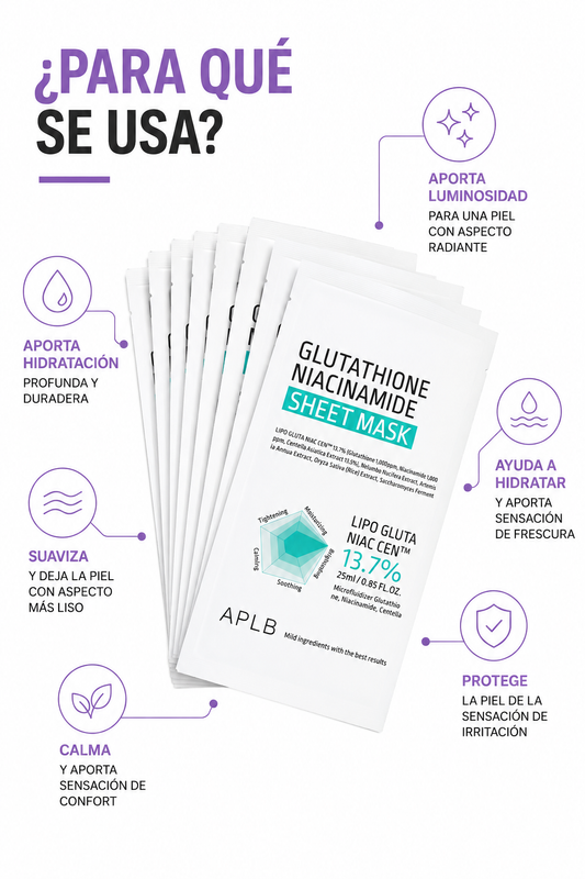 APLB Glutathione Niacinamide Sheet Mask