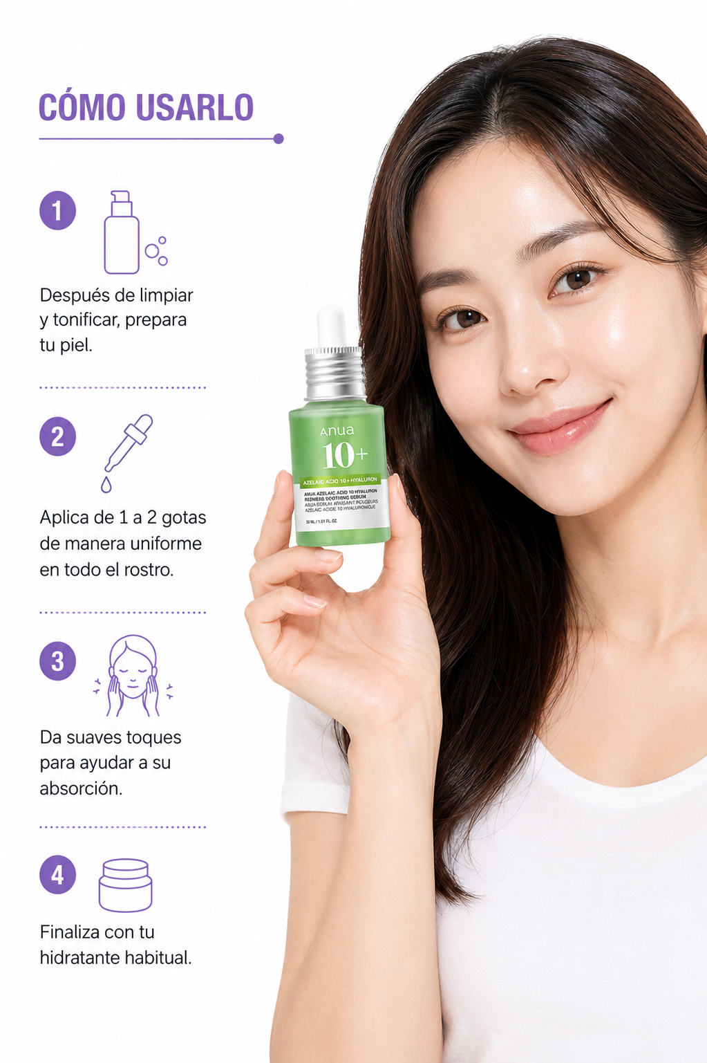 Anua Azelaic Acid 10 Hyaluron Redness Soothing Serum