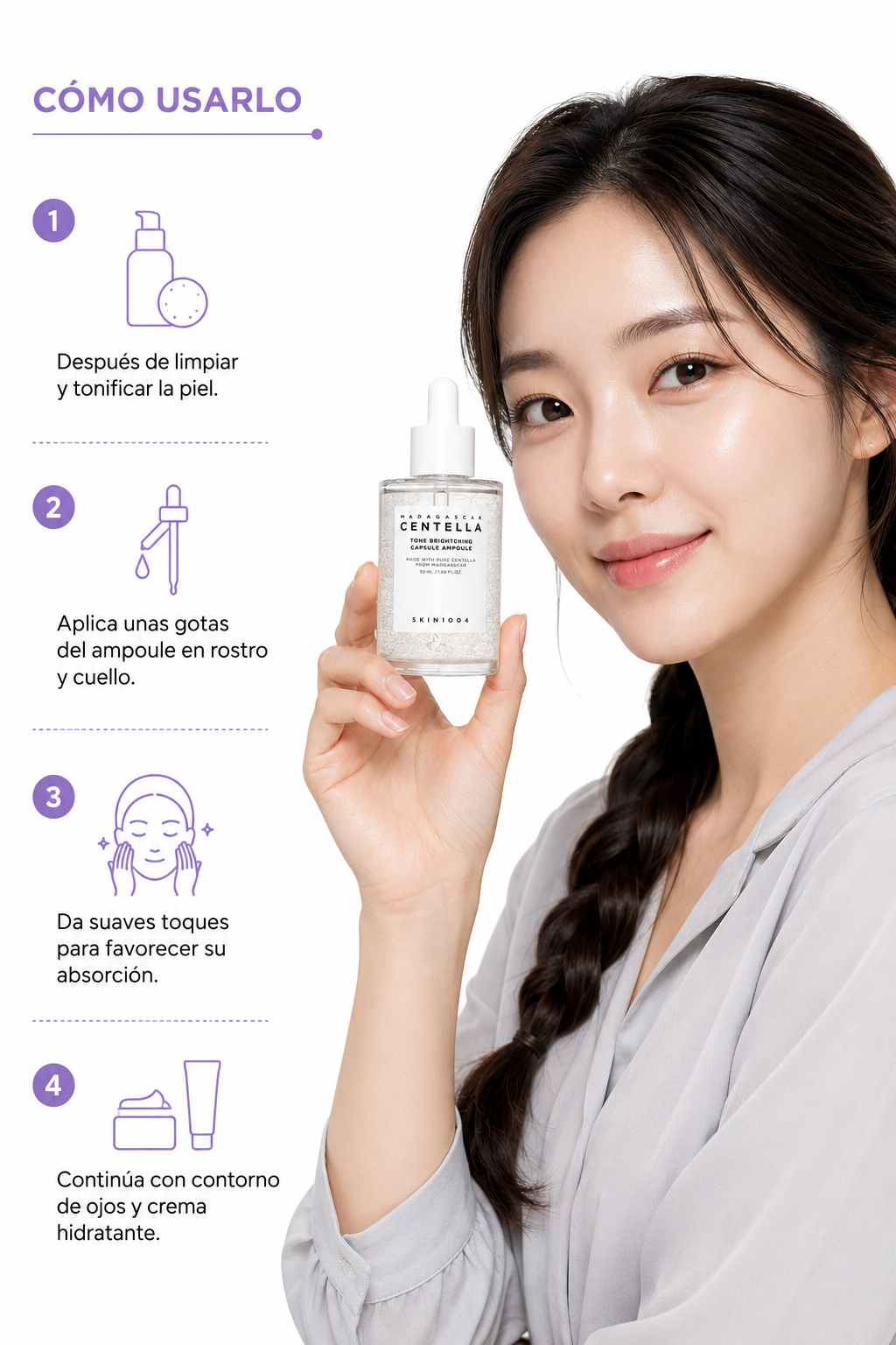 SKIN1004 Madagascar Centella Tone Brightening Capsule Ampoule