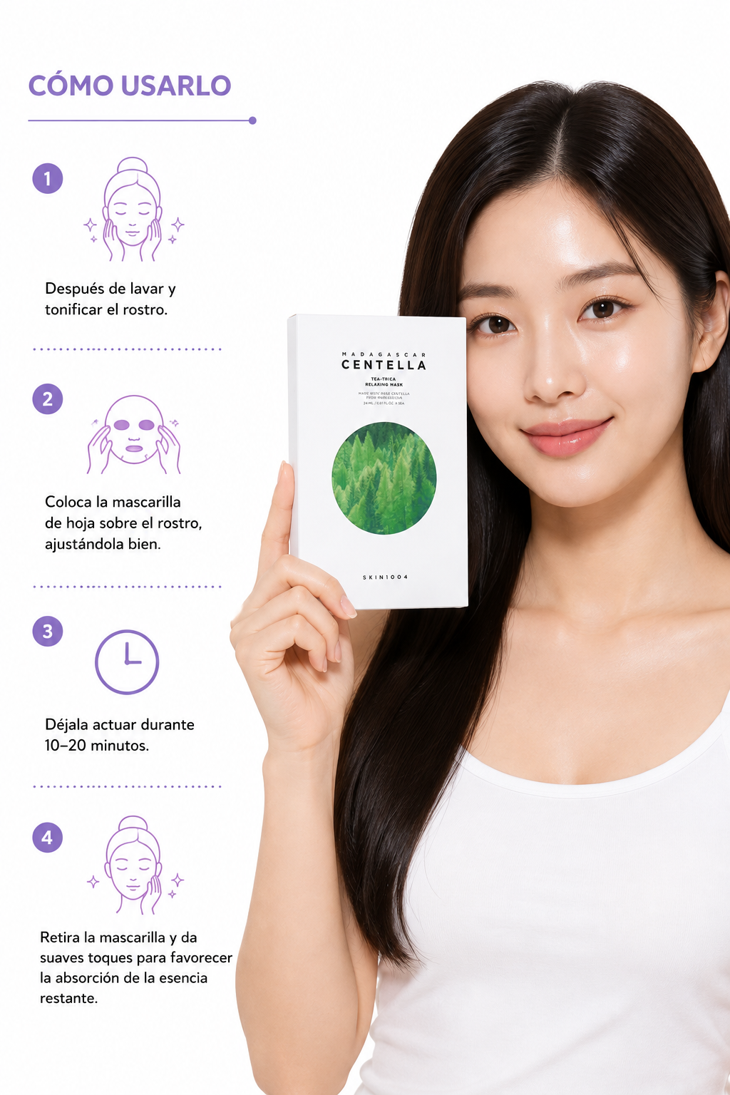 SKIN1004 Madagascar Centella Tea-Trica Relaxing Mask