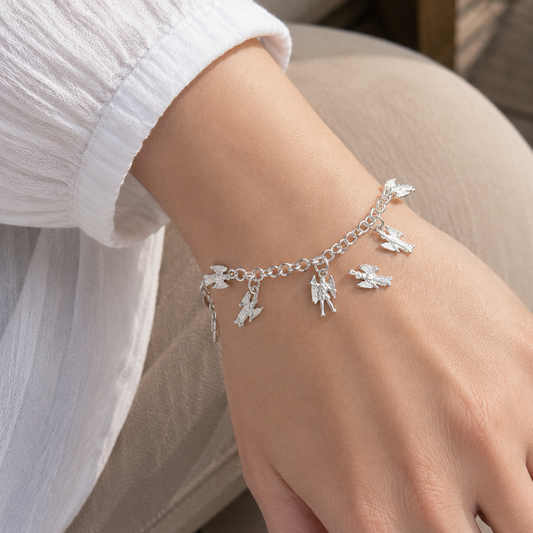 Pulsera 7 Arcángeles Tejido Antiguo