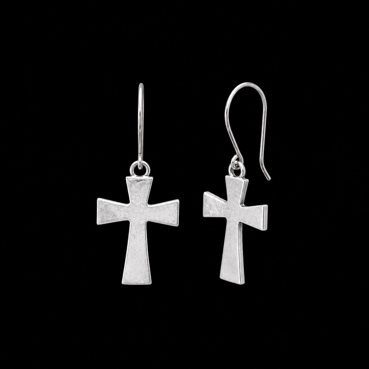 Aretes Colgantes Cruz Heráldica