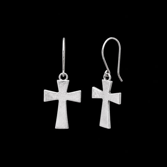 Aretes Colgantes Cruz Heráldica