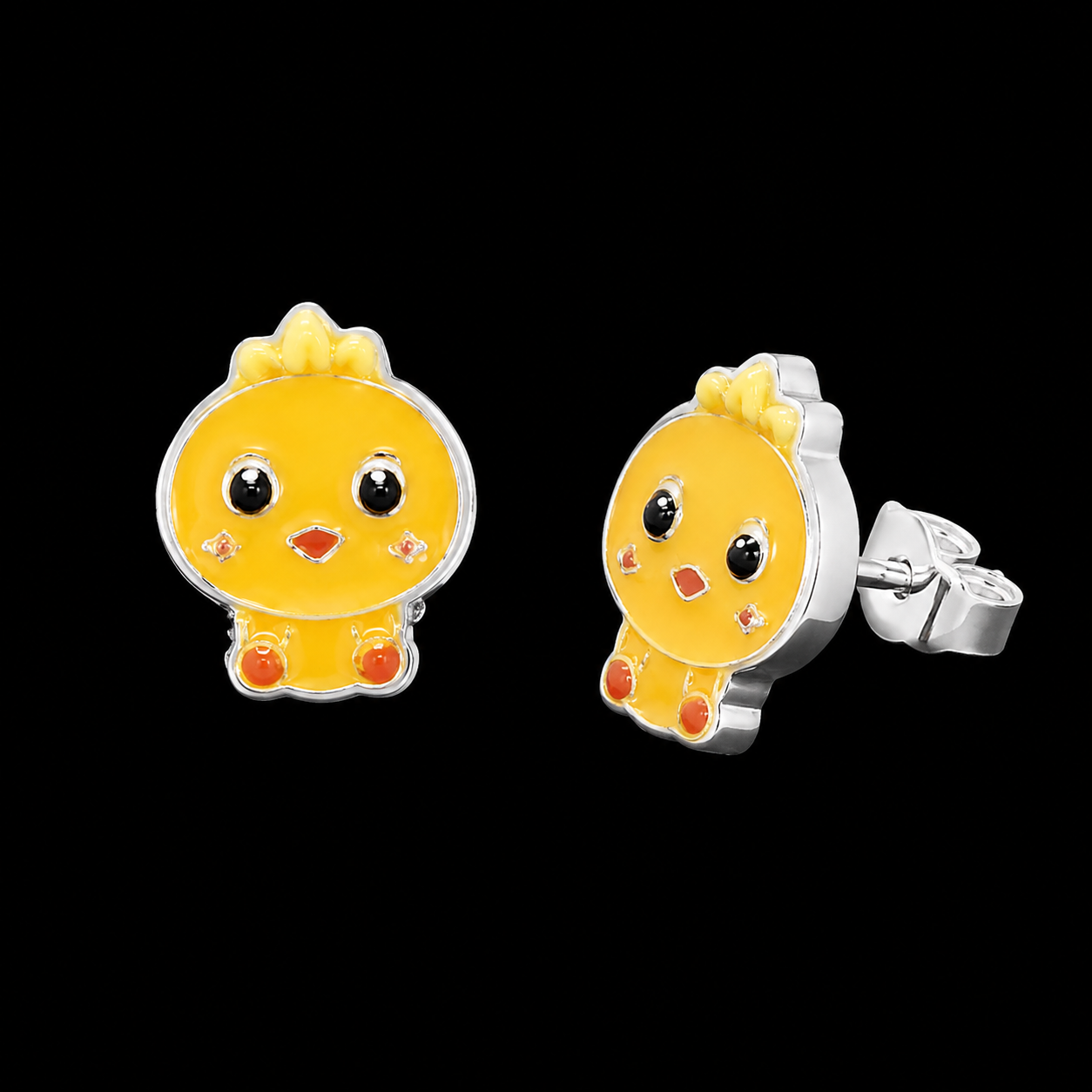 Aretes Figuritas en Esmalte