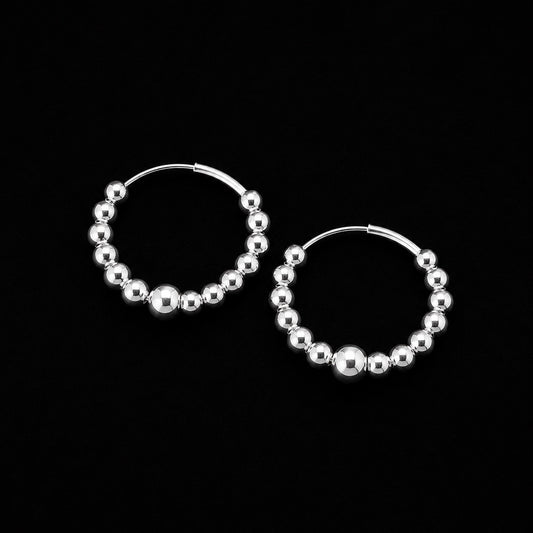 Arracadas con Perlas de Plata
