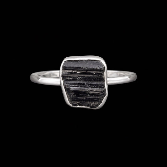 Anillo Solitario de Turmalina