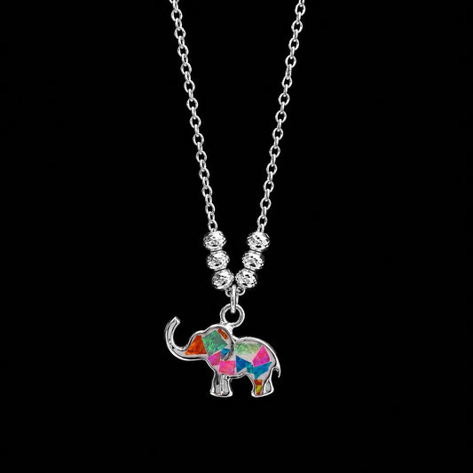 Gargantilla Ópalo Elefante Varios Colores