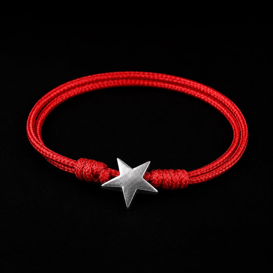 Pulsera de Piel con Estrella