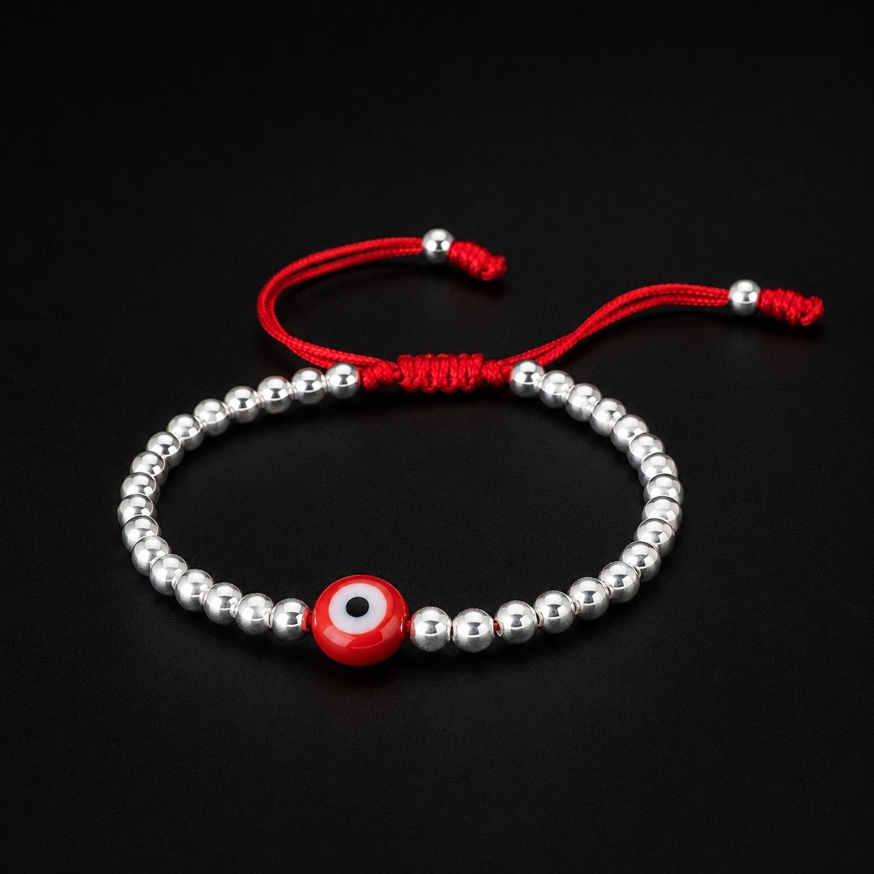 Pulsera Ojo Turco de Bebé con Perlas