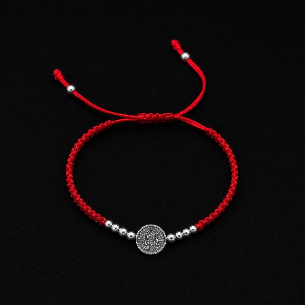 Pulsera Virgen de Guadalupe en Hilo Chica