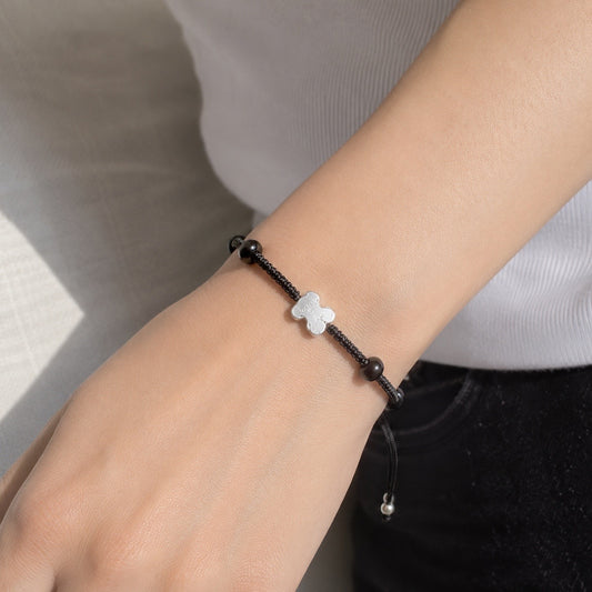 Pulsera Estilo Tous Obsidiana