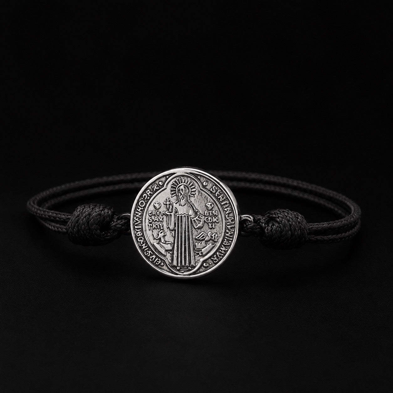 Pulsera San Benito en Piel Grande