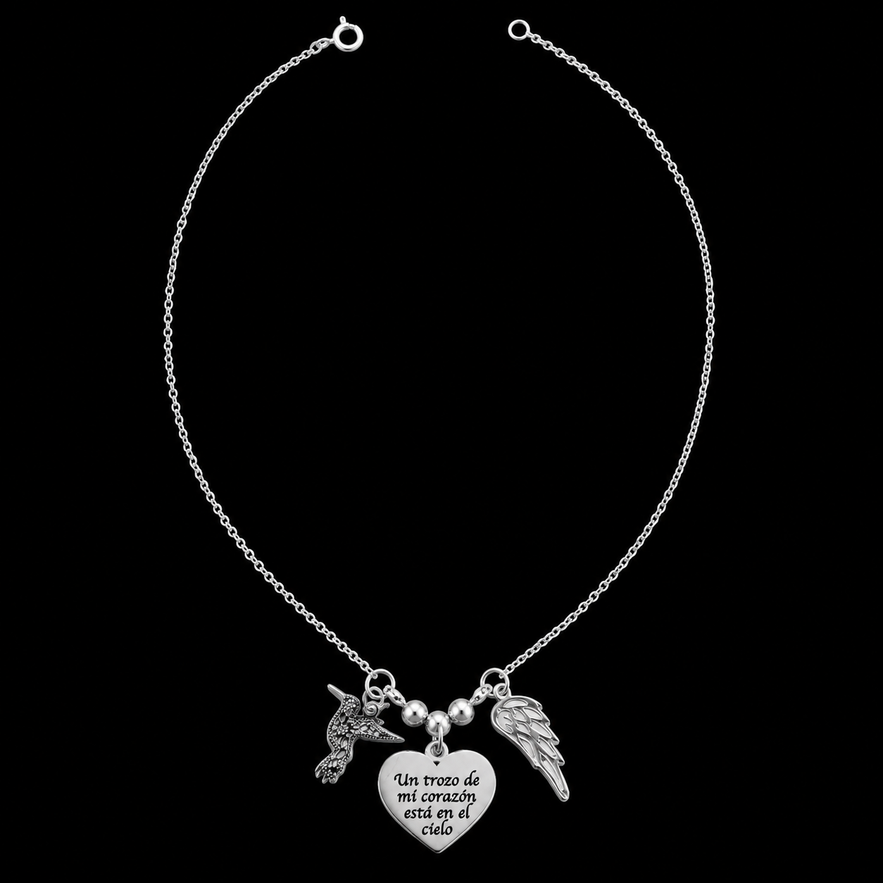Gargantilla Un Trozo de Mi Corazón Está en el Cielo